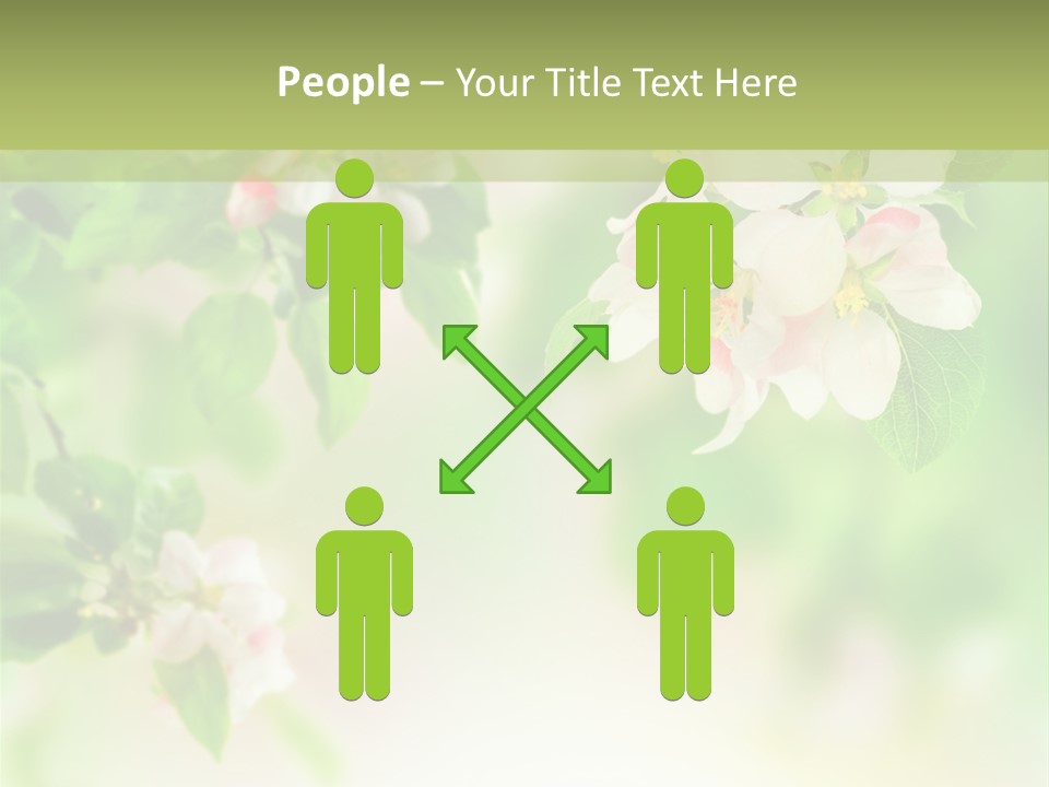 Closeup Bloom Gardening PowerPoint Template