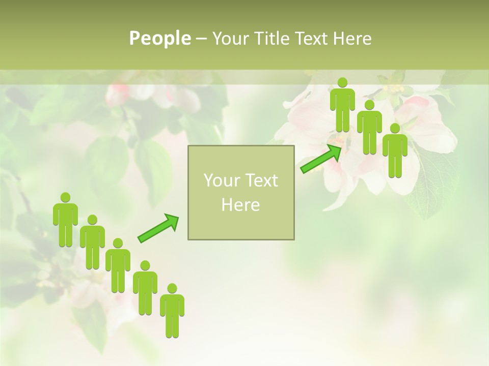 Closeup Bloom Gardening PowerPoint Template
