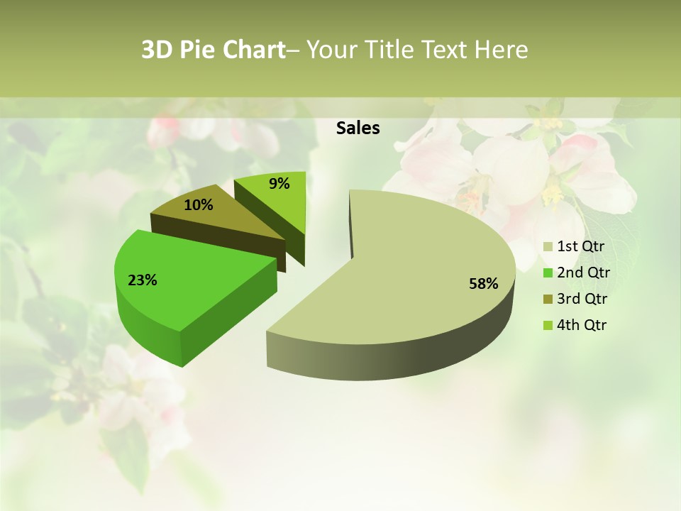 Closeup Bloom Gardening PowerPoint Template