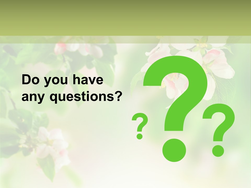 Closeup Bloom Gardening PowerPoint Template