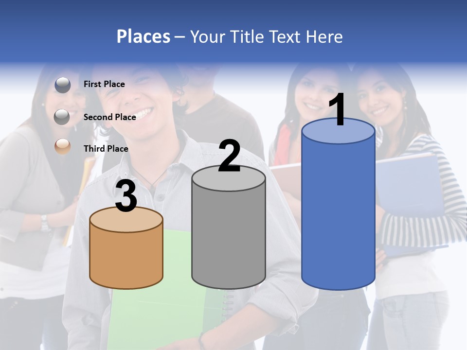 Casual American Group PowerPoint Template