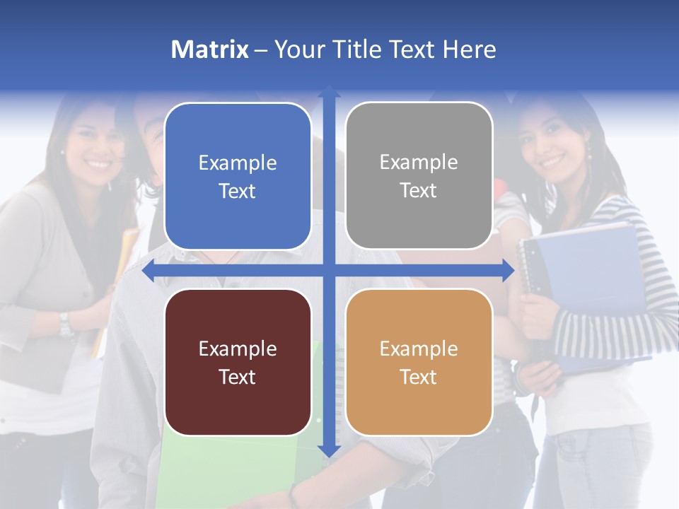 Casual American Group PowerPoint Template