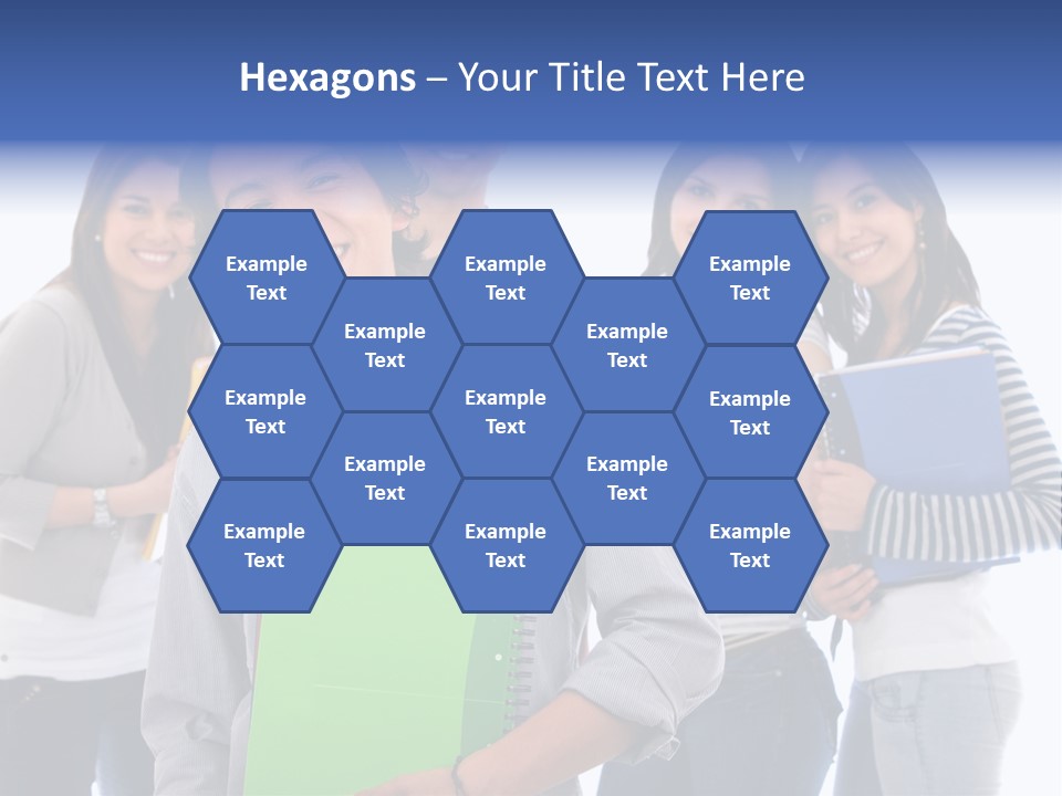 Casual American Group PowerPoint Template