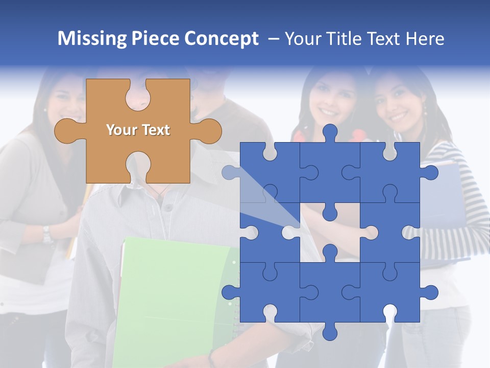 Casual American Group PowerPoint Template