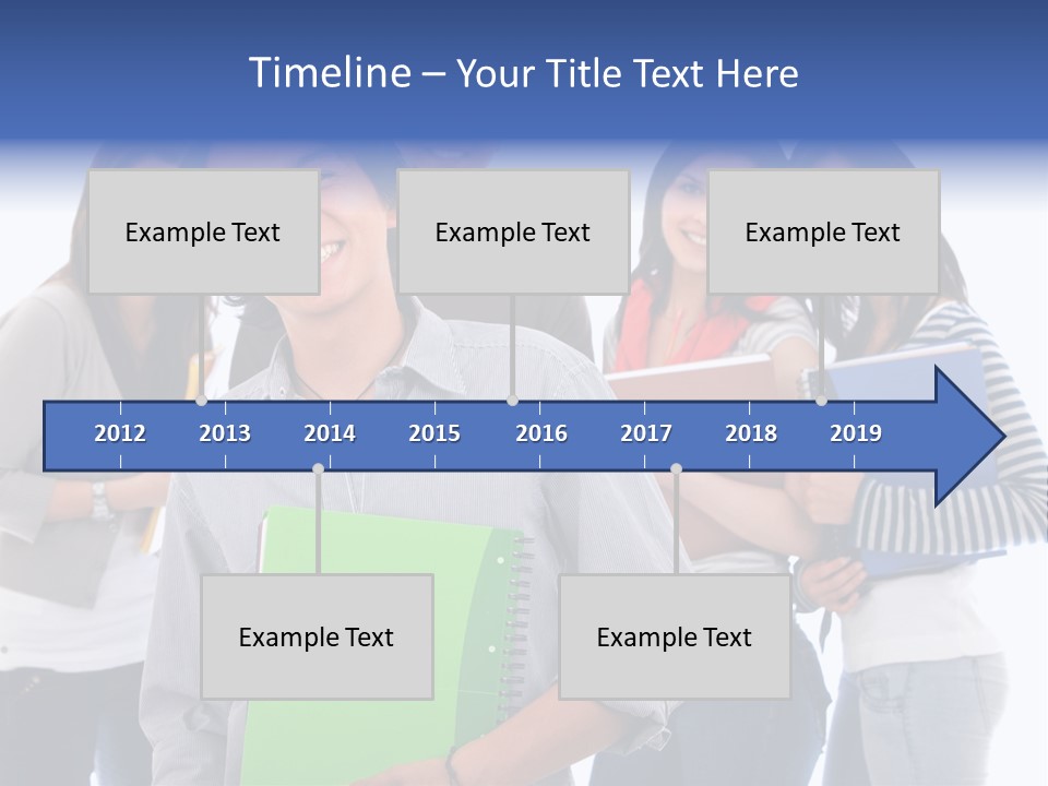 Casual American Group PowerPoint Template
