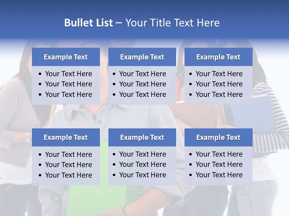 Casual American Group PowerPoint Template