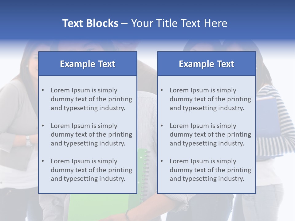 Casual American Group PowerPoint Template