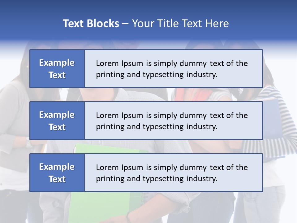 Casual American Group PowerPoint Template