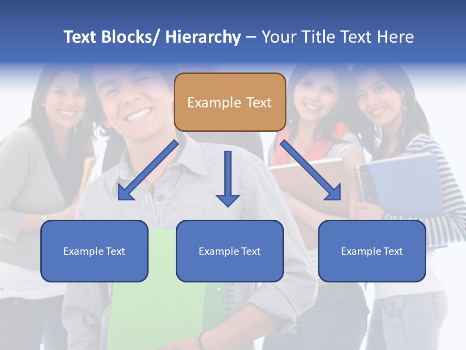 Casual American Group PowerPoint Template