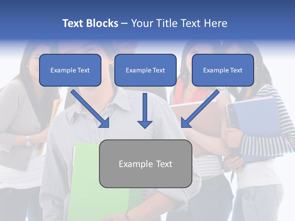 Casual American Group PowerPoint Template