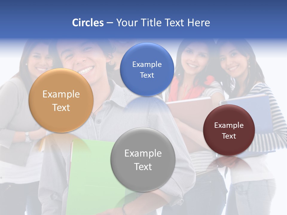 Casual American Group PowerPoint Template