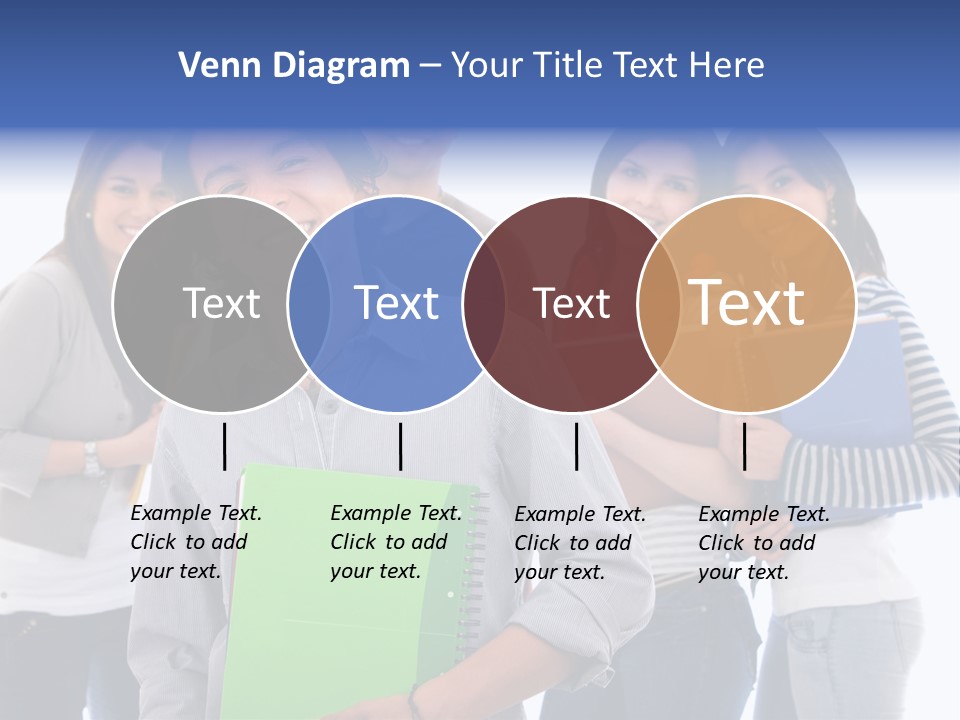 Casual American Group PowerPoint Template