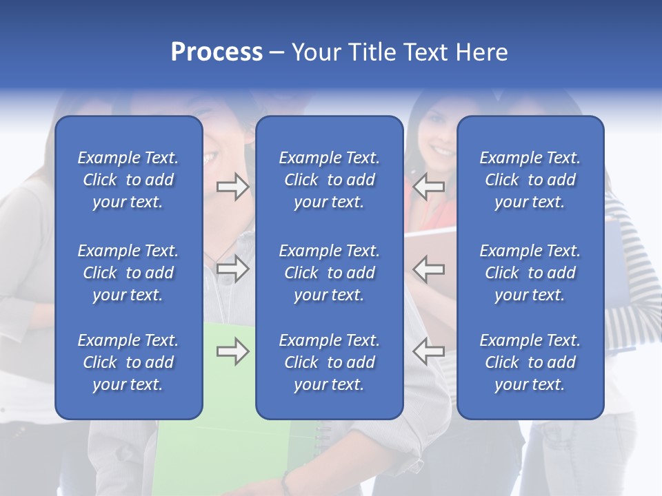 Casual American Group PowerPoint Template