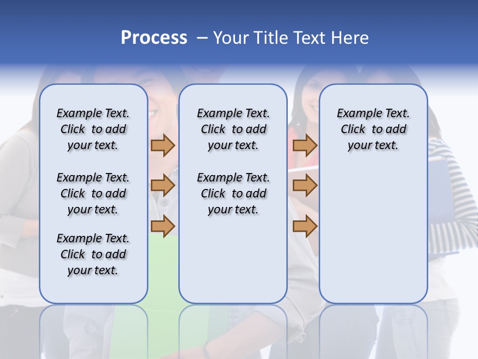 Casual American Group PowerPoint Template