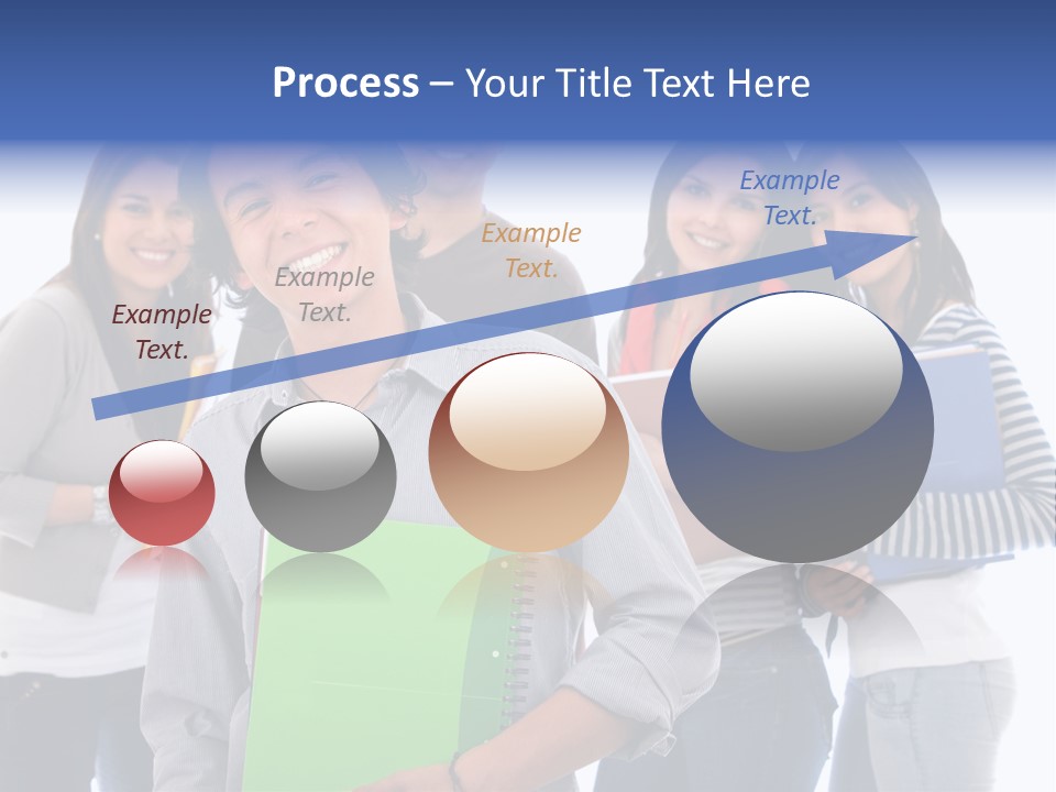 Casual American Group PowerPoint Template