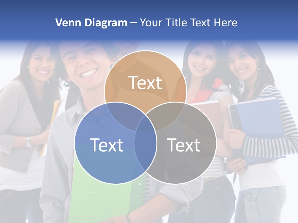 Casual American Group PowerPoint Template