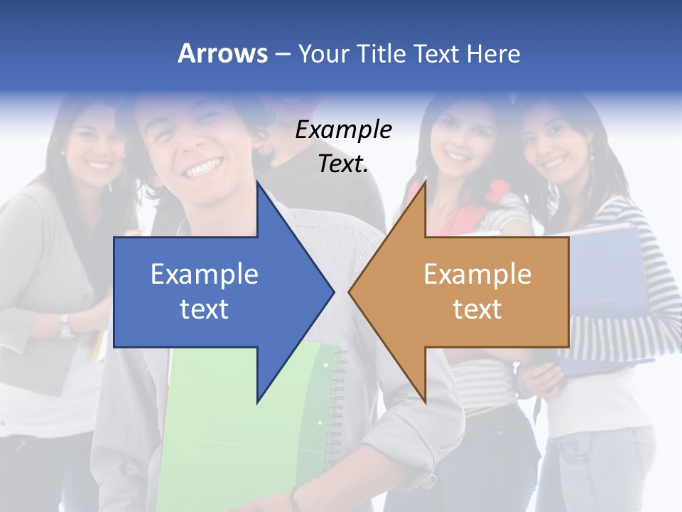 Casual American Group PowerPoint Template