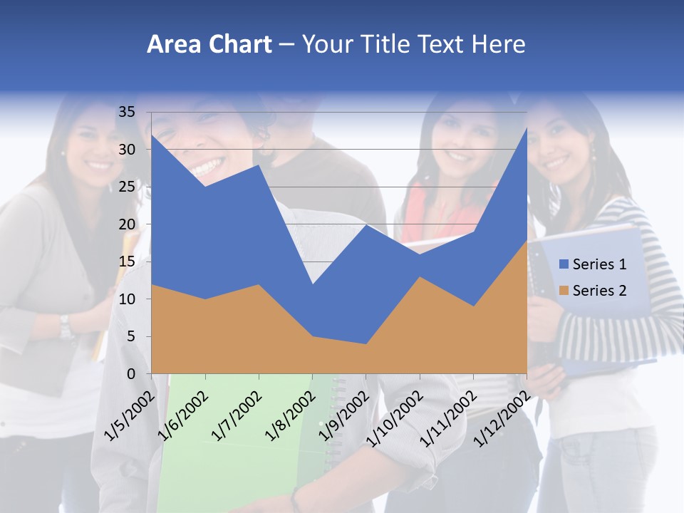 Casual American Group PowerPoint Template