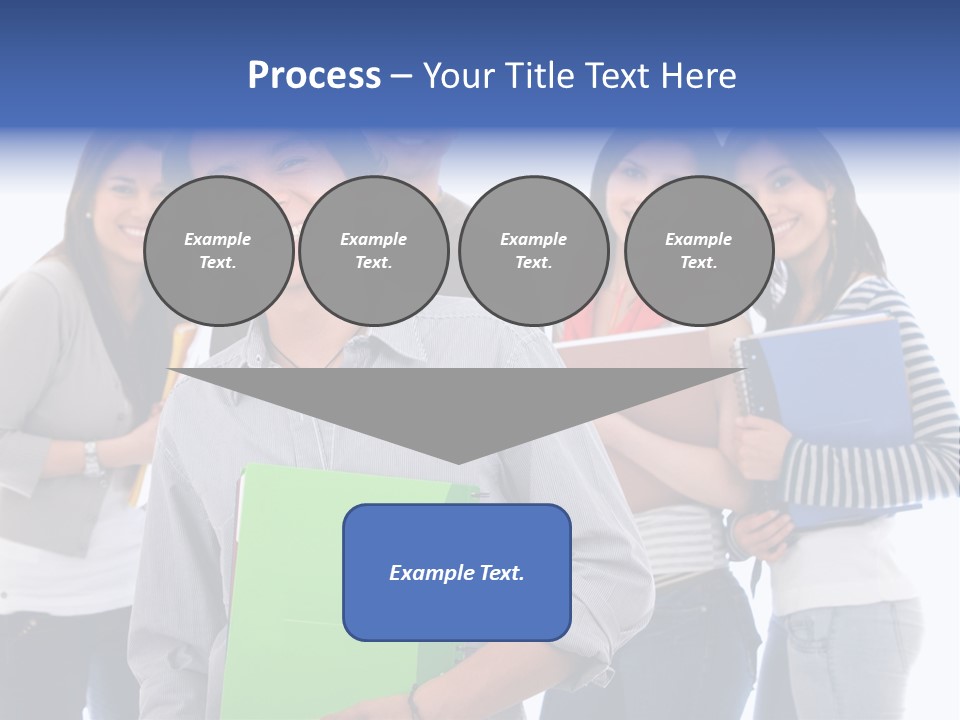 Casual American Group PowerPoint Template