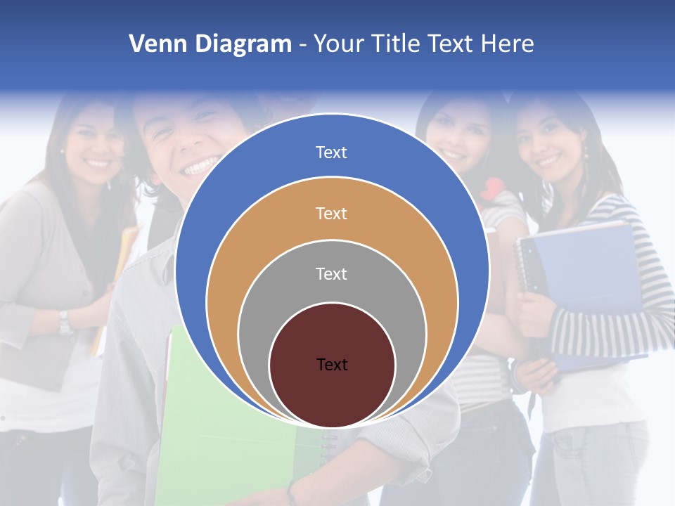 Casual American Group PowerPoint Template