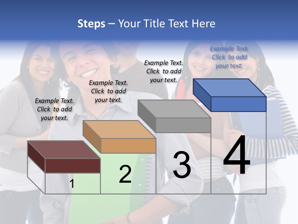 Casual American Group PowerPoint Template