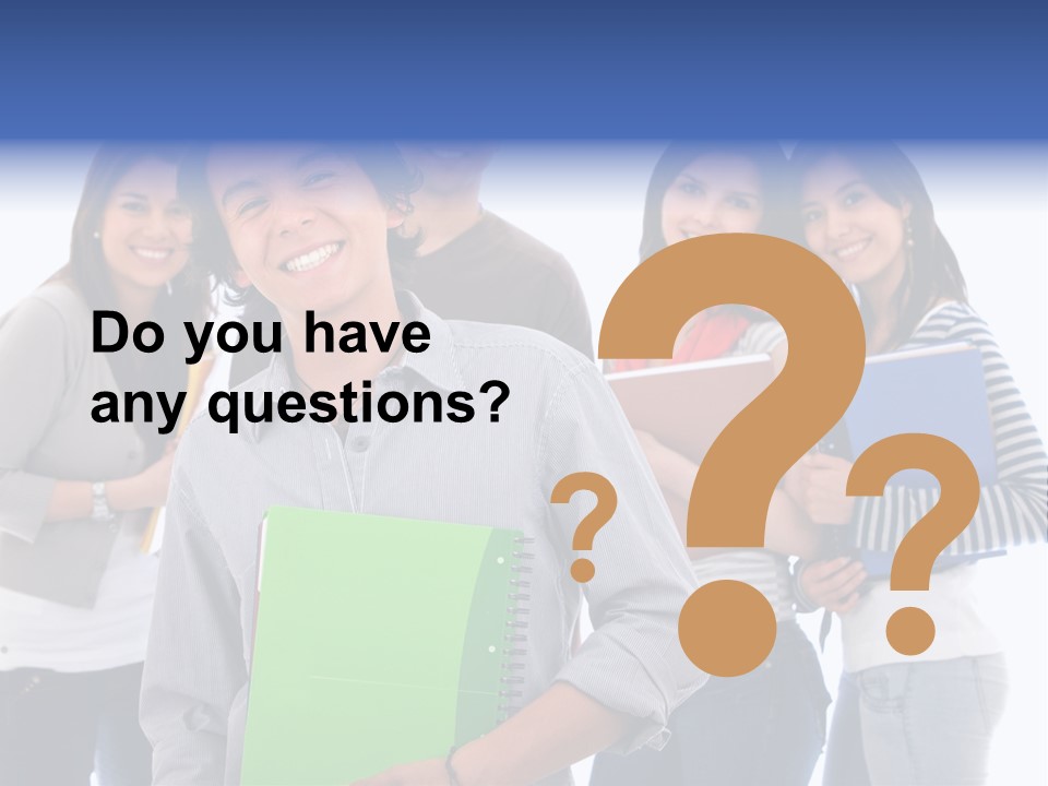 Casual American Group PowerPoint Template