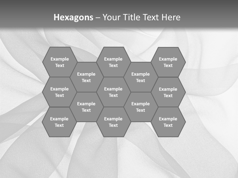 Black Curve Fold PowerPoint Template