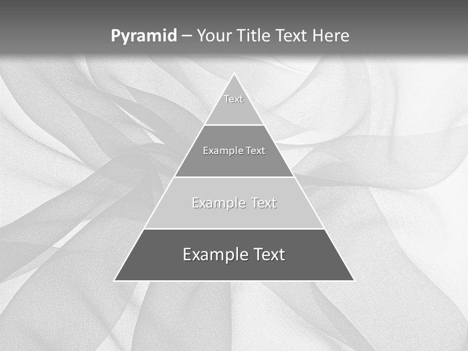 Black Curve Fold PowerPoint Template