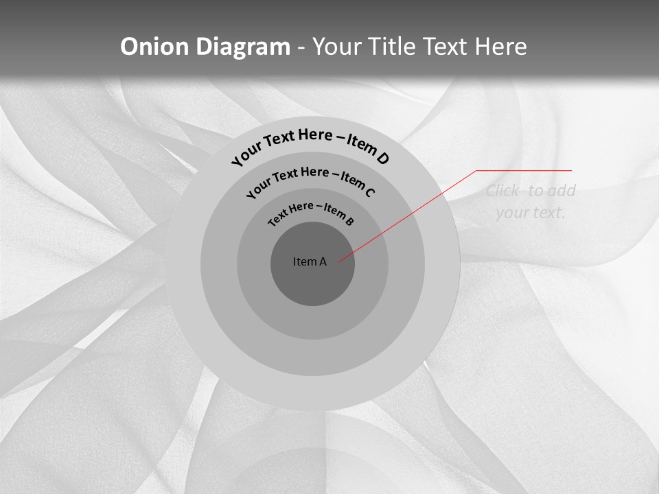 Black Curve Fold PowerPoint Template