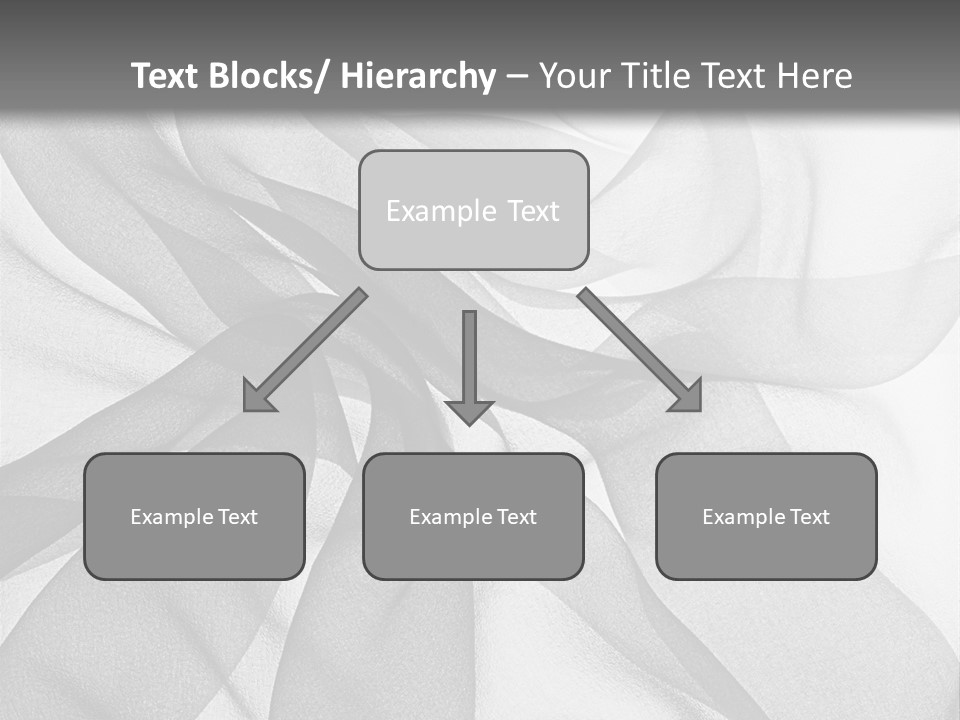 Black Curve Fold PowerPoint Template