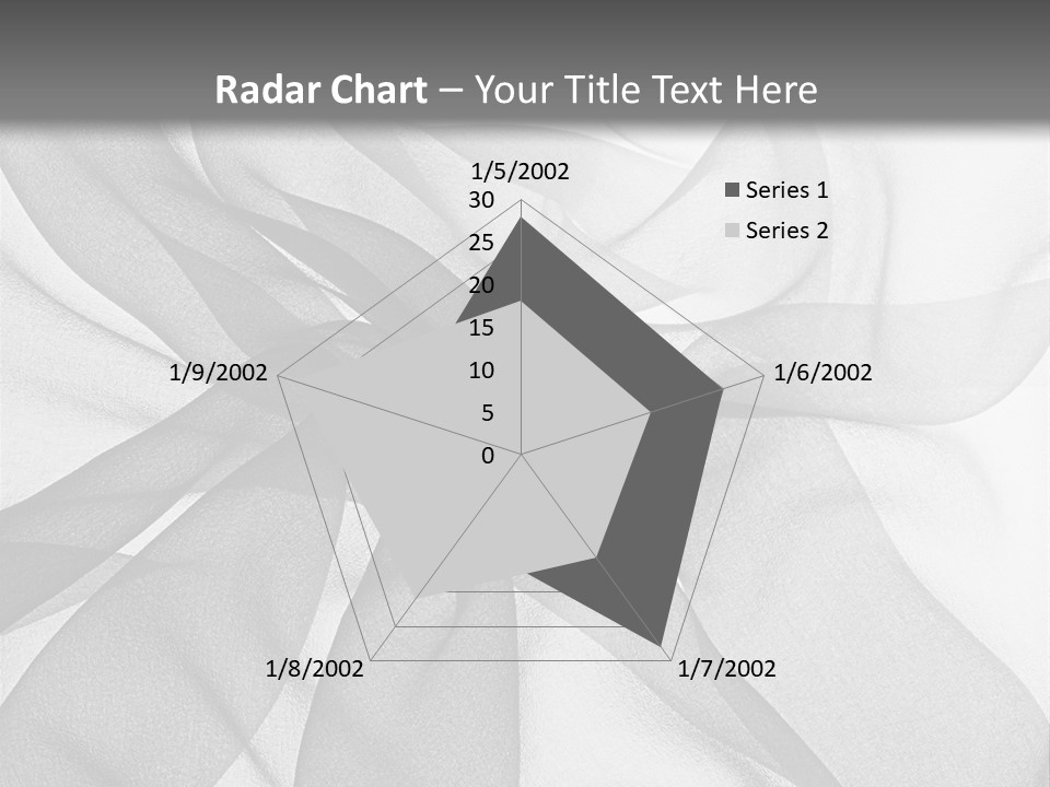Black Curve Fold PowerPoint Template