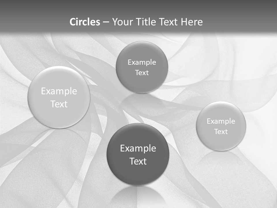 Black Curve Fold PowerPoint Template