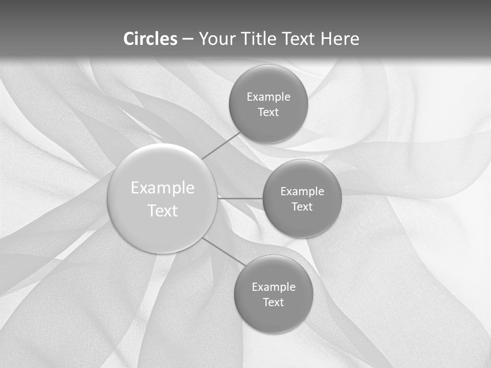 Black Curve Fold PowerPoint Template