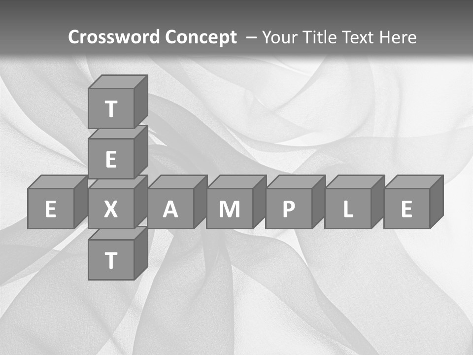 Black Curve Fold PowerPoint Template