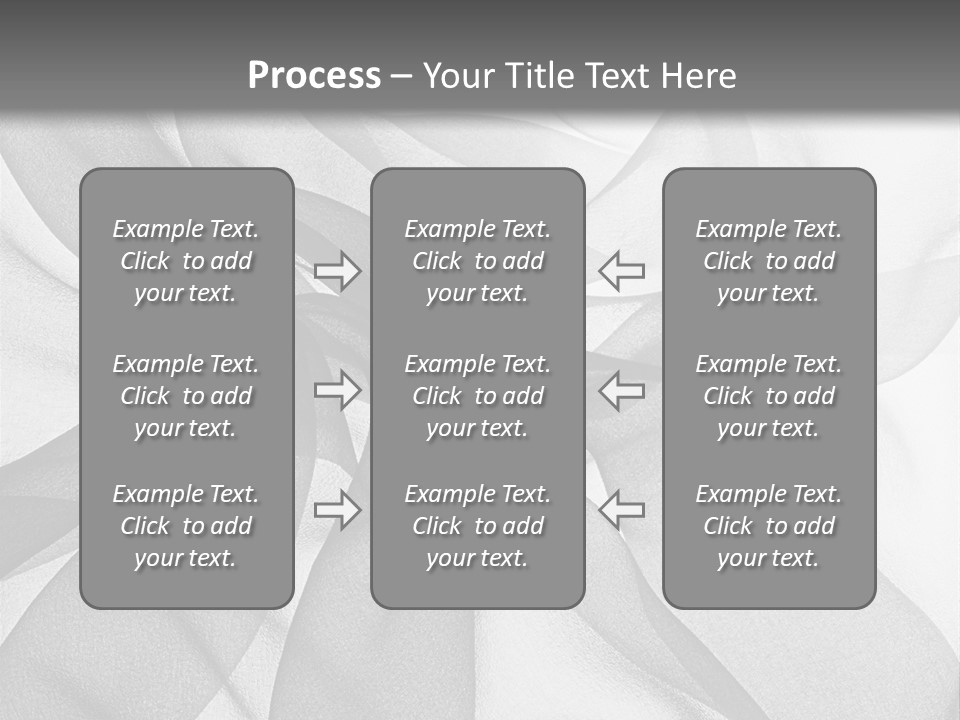 Black Curve Fold PowerPoint Template