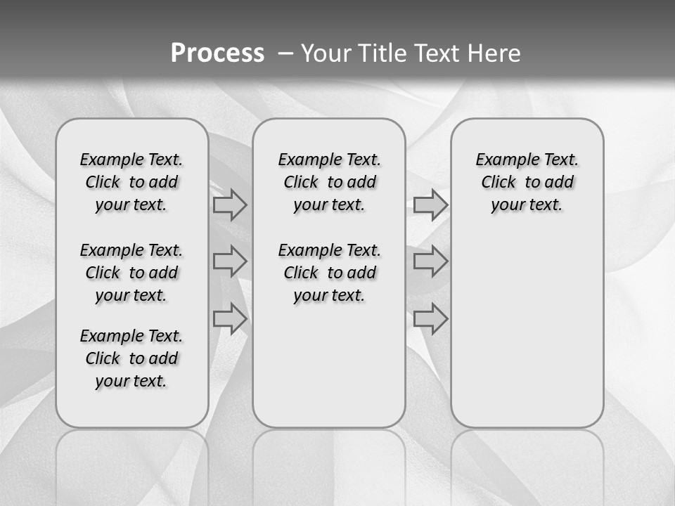 Black Curve Fold PowerPoint Template