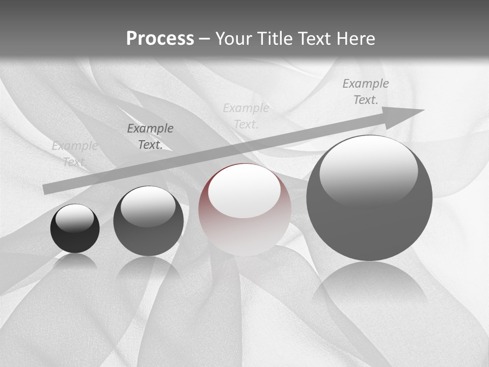 Black Curve Fold PowerPoint Template