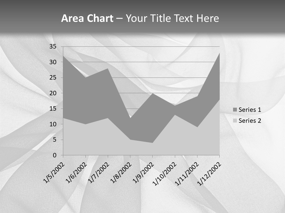 Black Curve Fold PowerPoint Template
