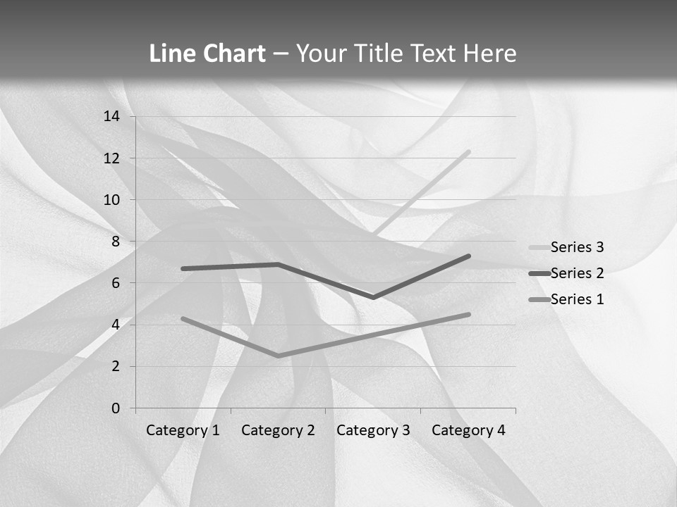 Black Curve Fold PowerPoint Template