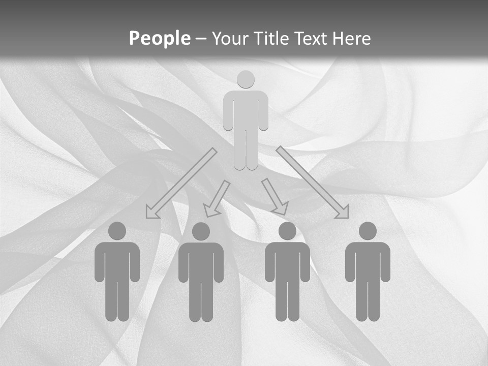 Black Curve Fold PowerPoint Template