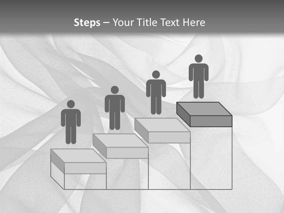 Black Curve Fold PowerPoint Template