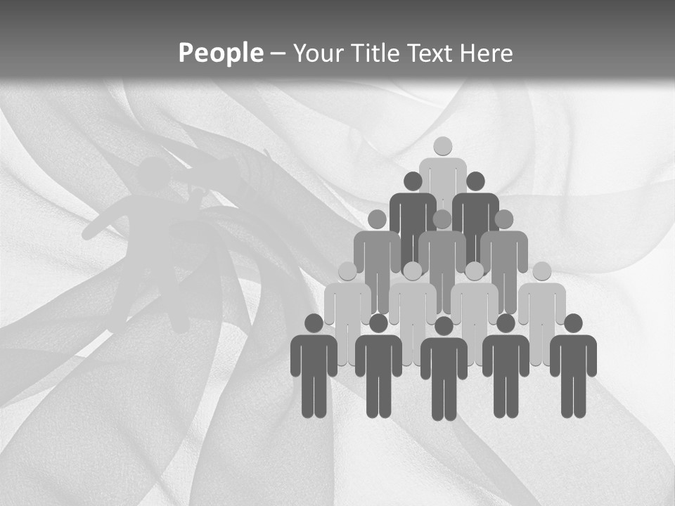 Black Curve Fold PowerPoint Template