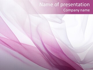 Silk Rippled Texture PowerPoint Template