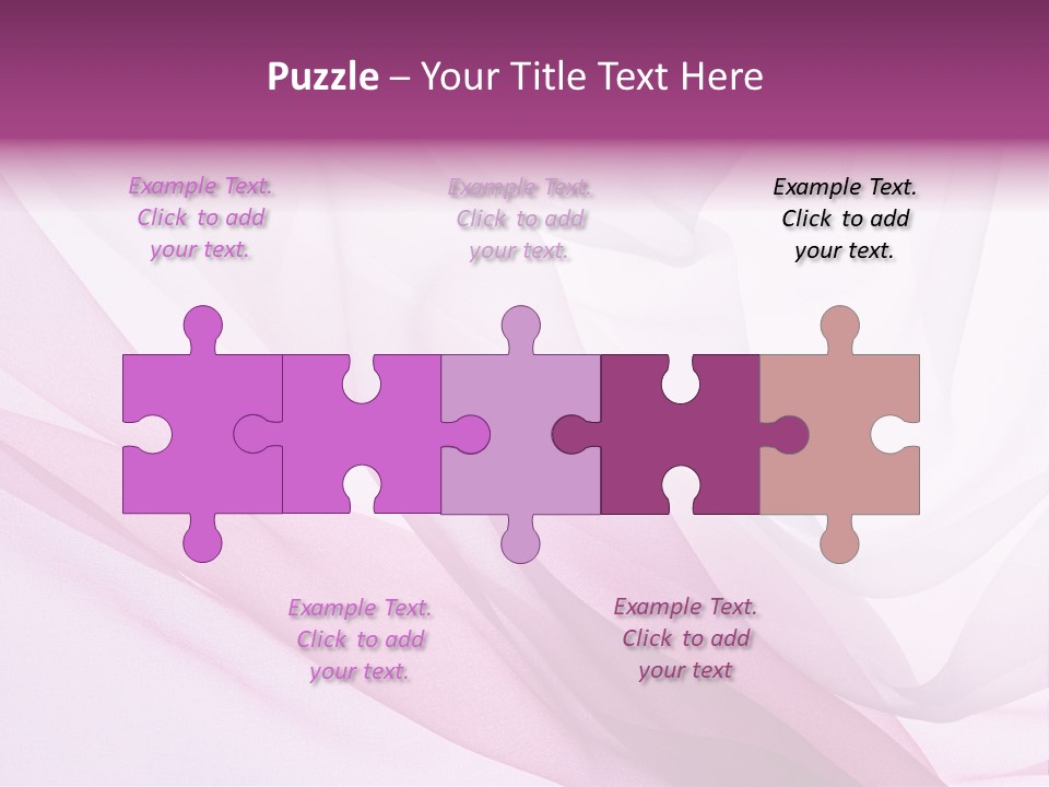 Silk Rippled Texture PowerPoint Template