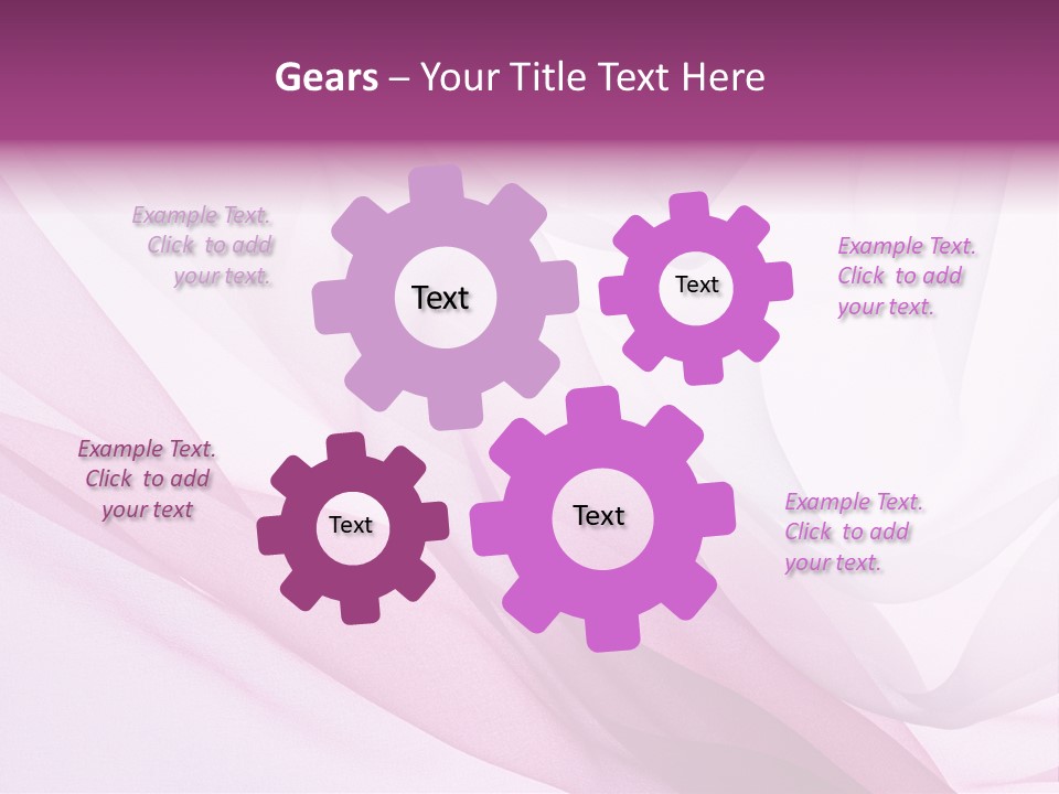 Silk Rippled Texture PowerPoint Template