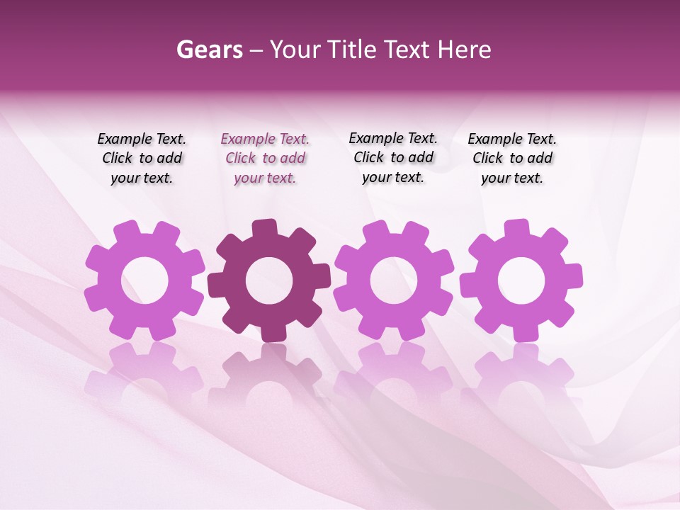 Silk Rippled Texture PowerPoint Template