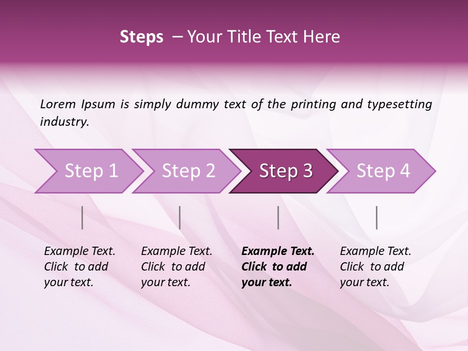 Silk Rippled Texture PowerPoint Template