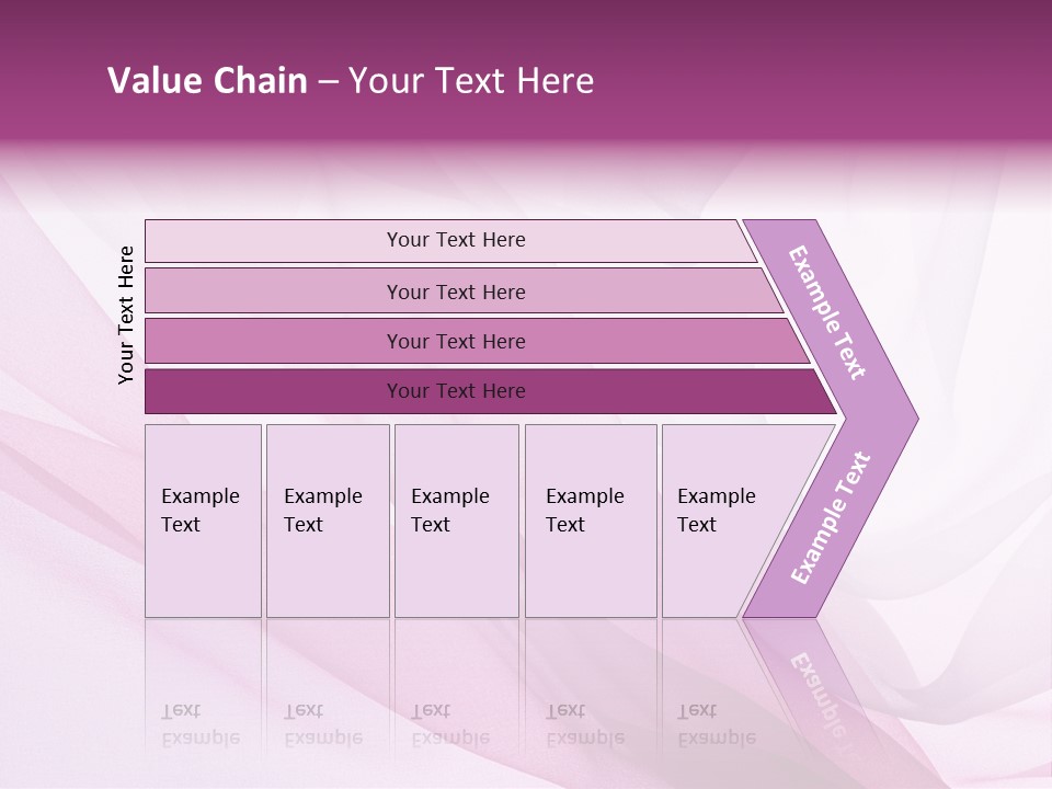 Silk Rippled Texture PowerPoint Template