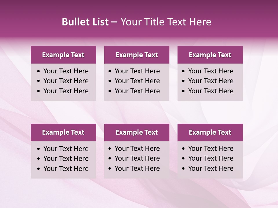 Silk Rippled Texture PowerPoint Template