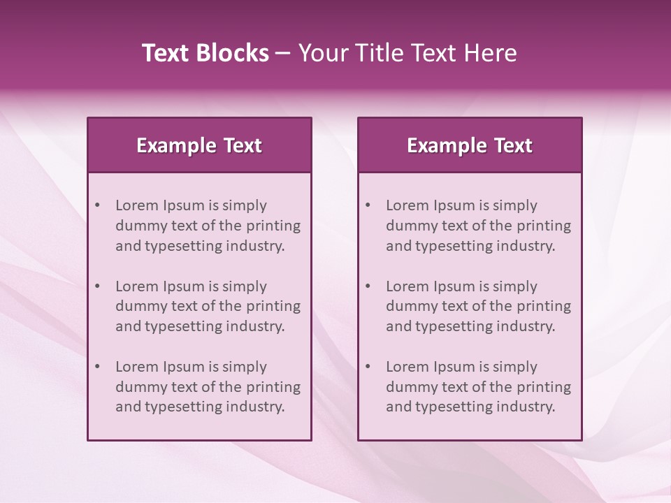 Silk Rippled Texture PowerPoint Template